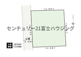 茅ヶ崎市赤羽根　条件無売地　全1区画