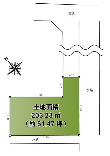 伊勢原市桜台４丁目の土地
