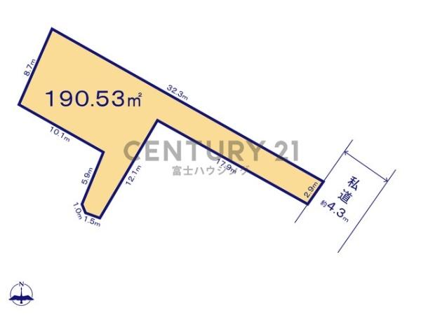 茅ヶ崎市萩園の土地