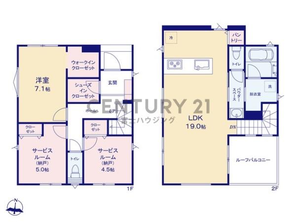 茅ヶ崎市香川4丁目　新築戸建2号棟　全2棟