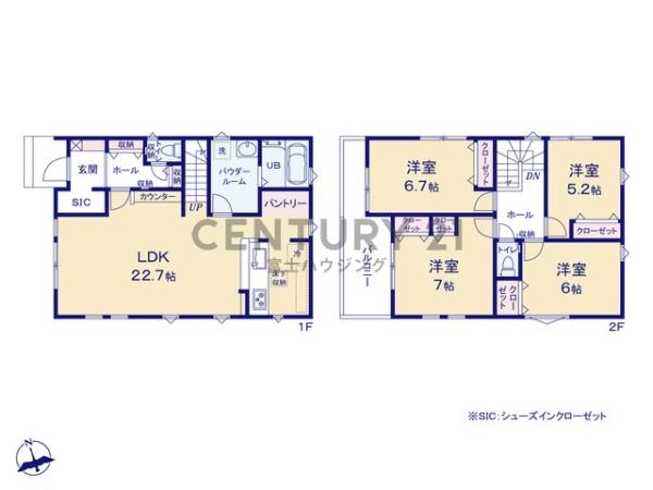 藤沢市高倉6期　新築戸建2号棟　全3棟
