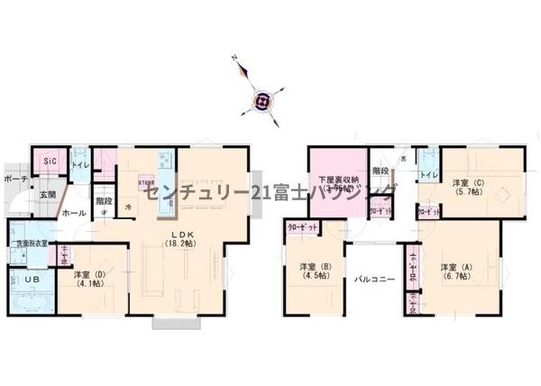 藤沢市湘南台238期　新築戸建　全1棟