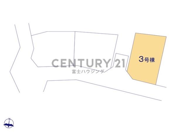 藤沢市善行坂1期　新築戸建3号棟　全3棟