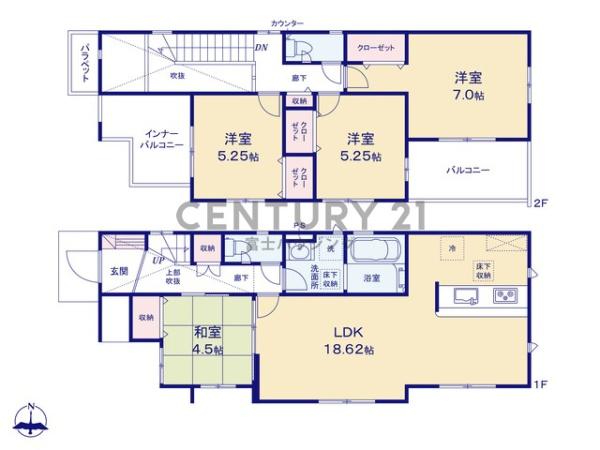 茅ヶ崎市小和田1丁目　新築戸建1号棟　全3宅地