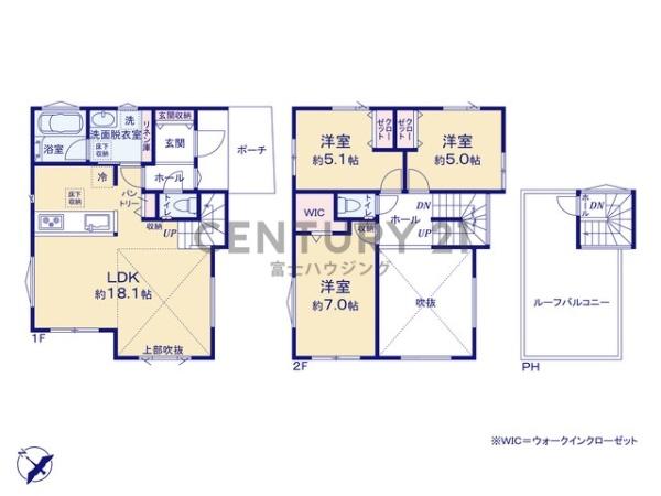 藤沢市本鵠沼5丁目　新築戸建A号棟　全6棟
