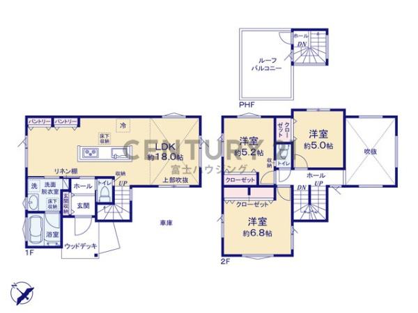 藤沢市本鵠沼5丁目　新築戸建C号棟　全6棟