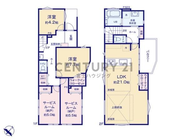 茅ヶ崎市東海岸北5期　新築戸建1号棟　全1棟