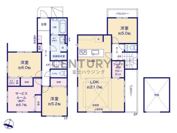 藤沢市辻堂2期　新築戸建1号棟　全1棟