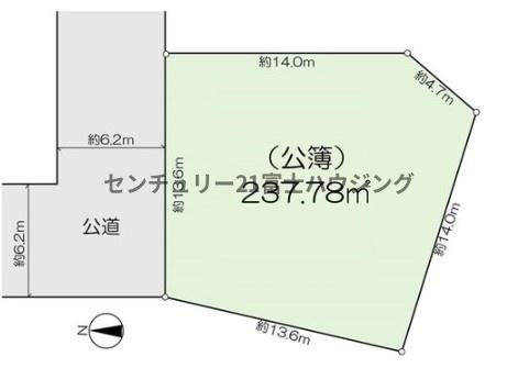 鎌倉市寺分２丁目の土地