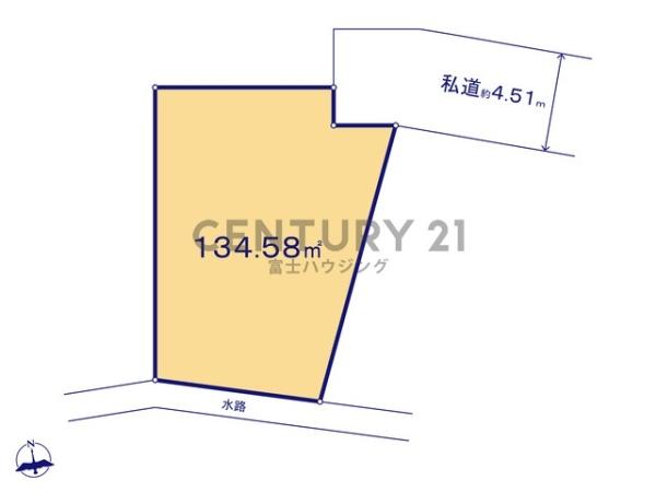茅ヶ崎市円蔵２丁目の土地