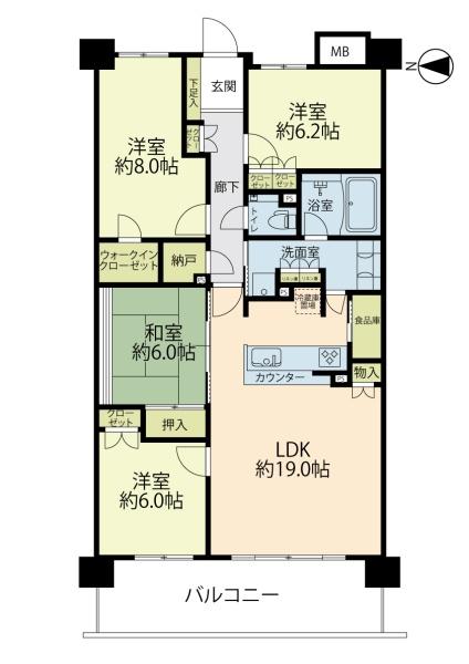 レーベン横浜汐見台ソラノテ(間取り)