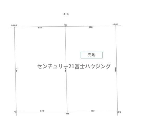 藤沢市鵠沼松が岡1丁目の土地(間取り)