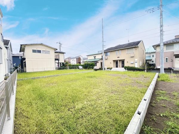 藤沢市村岡東1丁目の土地(現地土地写真)