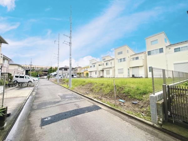 藤沢市村岡東1丁目の土地(現地土地写真)