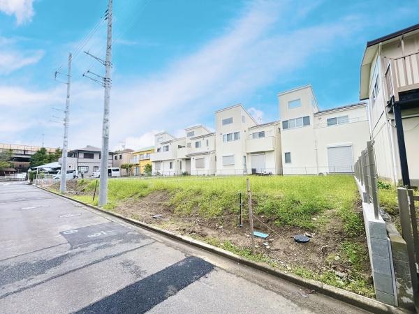 藤沢市村岡東1丁目の土地(現地土地写真)