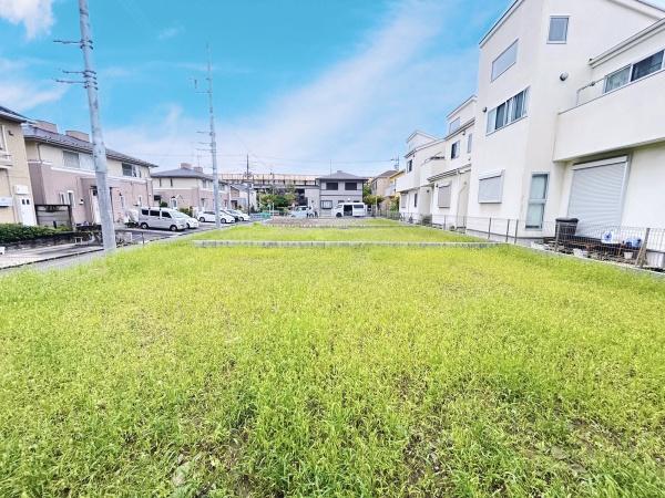 藤沢市村岡東1丁目の土地(現地土地写真)