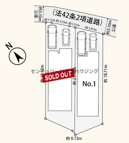 鎌倉市岩瀬3期　新築戸建1号棟　全2棟