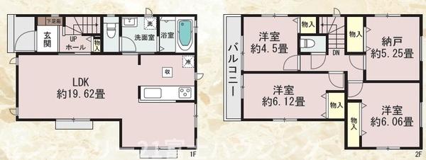 茅ヶ崎市東海岸南4丁目8981番　新築戸建A号棟　全4棟