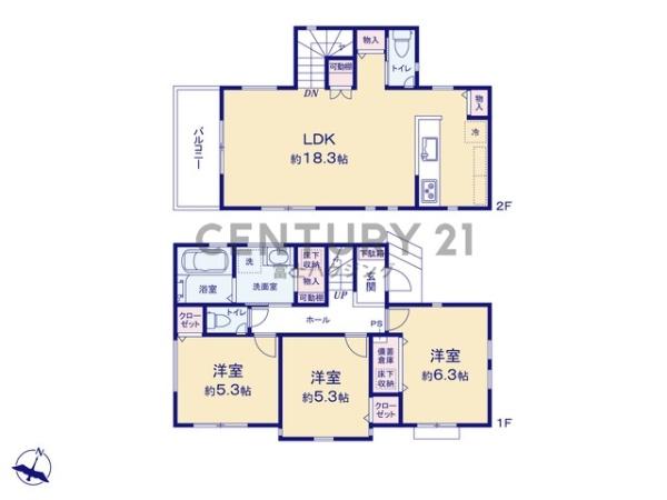 藤沢市弥勒寺3丁目　新築戸建A号棟　全2棟