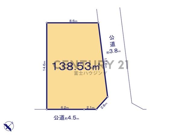 藤沢市鵠沼松が岡２丁目の土地