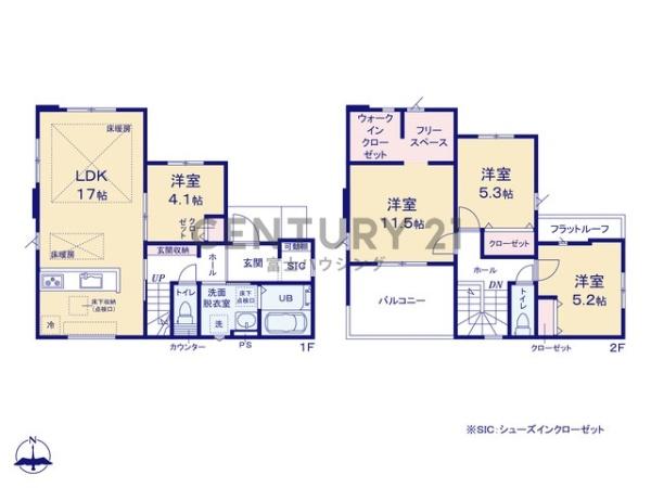 藤沢市羽鳥1期　新築戸建1号棟　全2棟