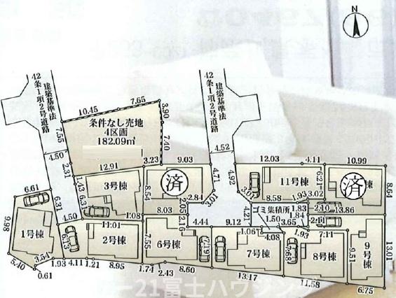 茅ヶ崎市香川5丁目　新築戸建8号棟　全11棟