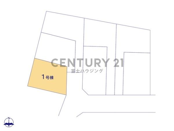 藤沢市並木台1丁目　戸建1号棟　全6区画