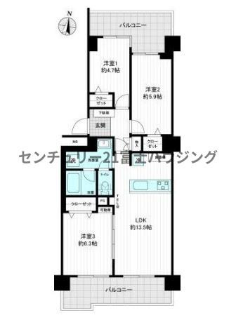 茅ヶ崎グランドハイツC棟