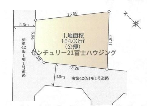 藤沢市宮原　条件無売地　全1区画