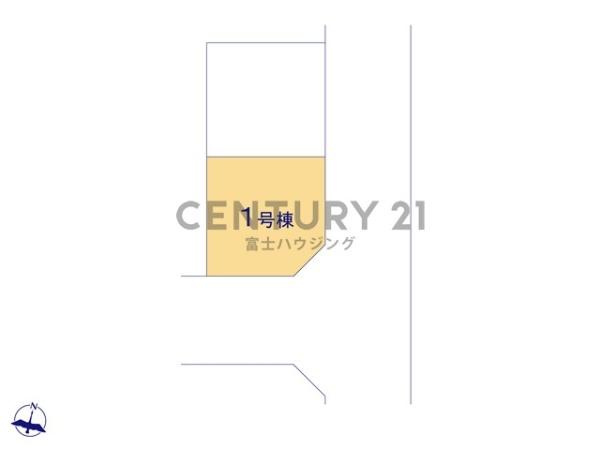藤沢市湘南台4丁目4期　新築戸建1号棟　全2棟