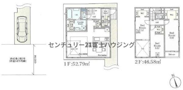 茅ヶ崎市浜竹3丁目　新築戸建3号棟　全4棟