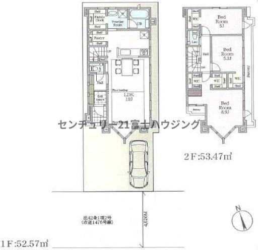 茅ヶ崎市浜竹3丁目　新築戸建4号棟　全4棟