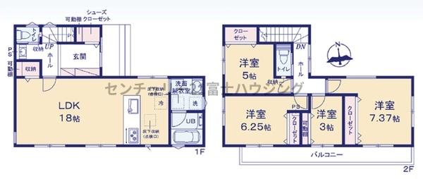 茅ヶ崎市松が丘１丁目の新築一戸建