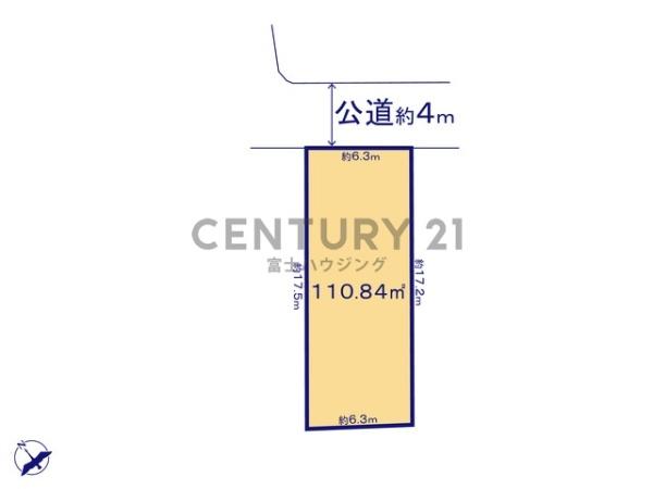 藤沢市高倉5期　条件無売地2号地　全3区画