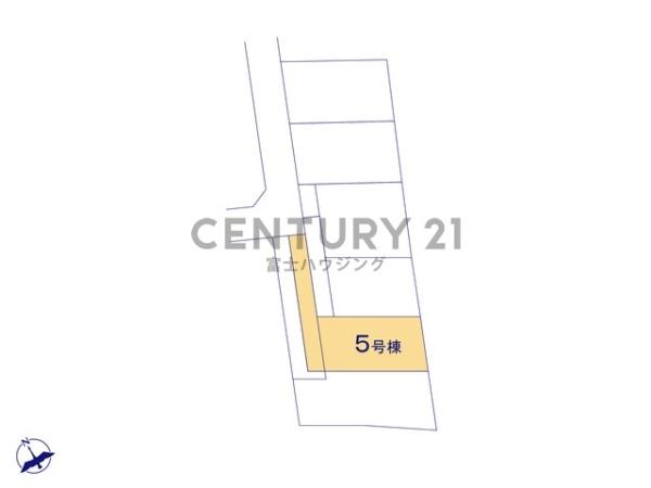 茅ヶ崎市美住町4期　新築戸建5号棟　全6棟