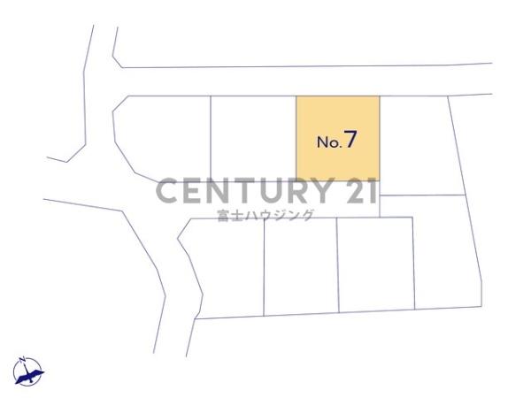 藤沢市長後87期　条件無売地NO7　全7区画
