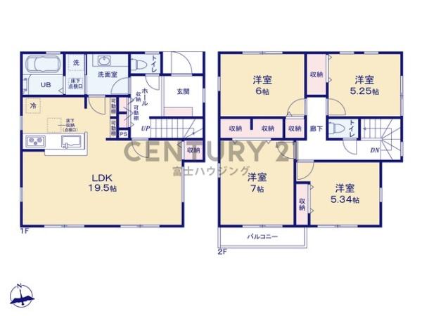 茅ヶ崎市松林2丁目第2　新築戸建6号棟　全10棟