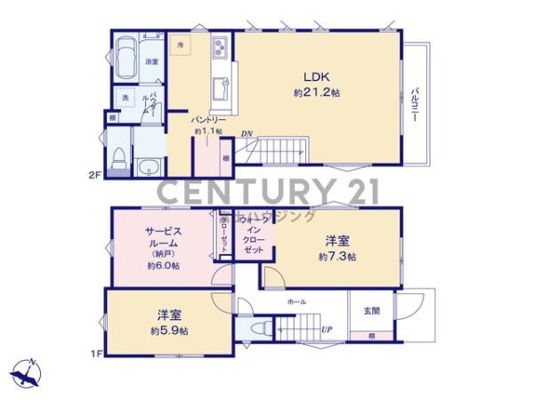 藤沢市辻堂東海岸1丁目　新築戸建3号棟　全3棟