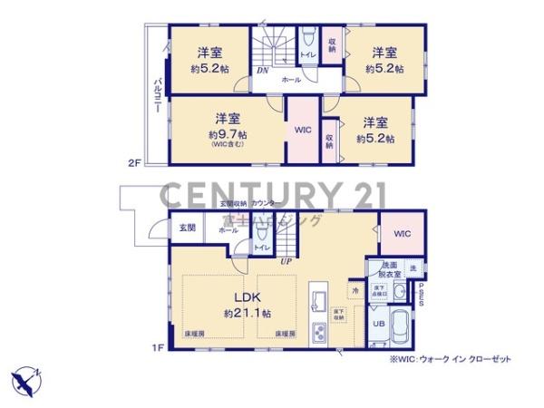 藤沢市辻堂太平台3期　新築戸建2号棟　全2棟