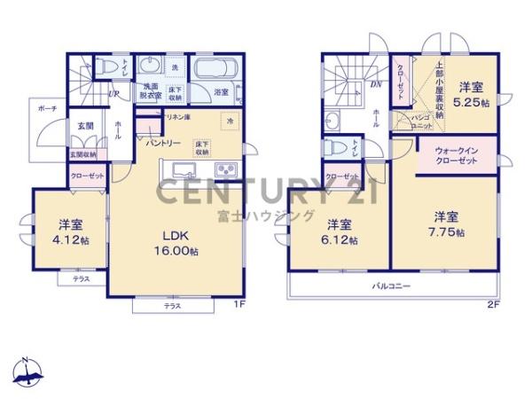 藤沢市高倉8期　新築戸建8号棟　全8棟