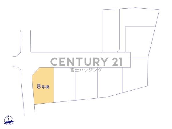 藤沢市高倉8期　新築戸建8号棟　全8棟