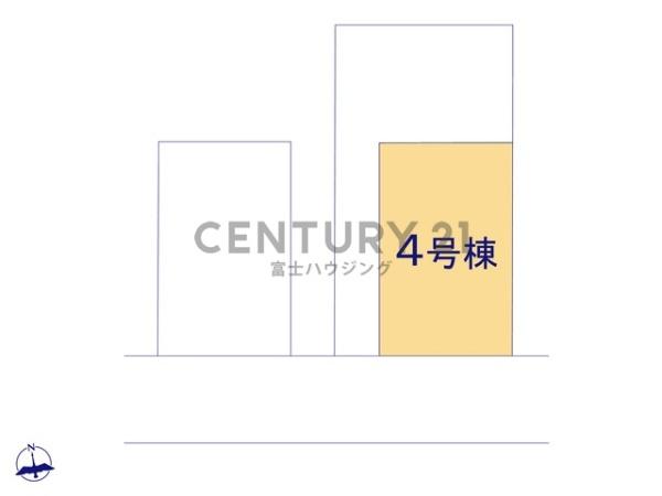 藤沢市石川2期　新築戸建4号棟　全3棟