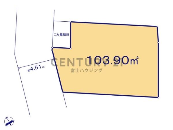茅ヶ崎市今宿　条件無売地2区画　全18区画