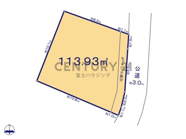 藤沢市片瀬5丁目　条件無売地　全1区画