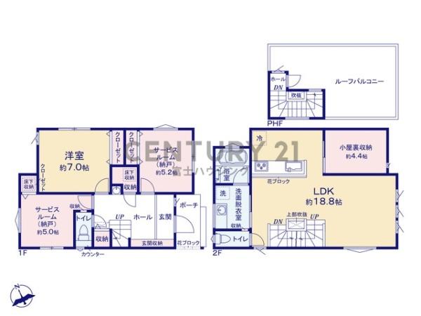 藤沢市本鵠沼4丁目Ⅱ　新築戸建3号棟　全3棟