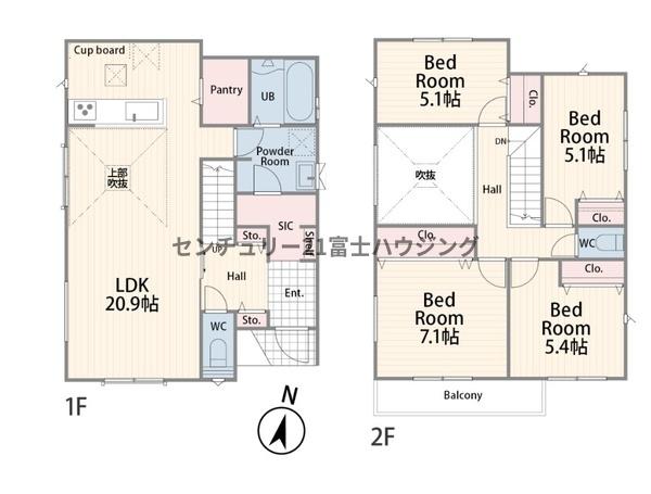 鎌倉市浄明寺4丁目　新築戸建NO2　全2棟