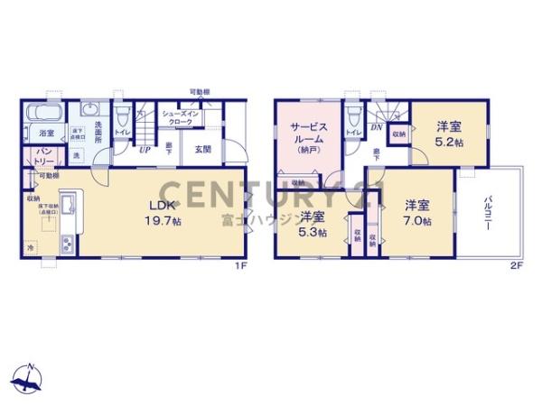 藤沢市菖蒲沢第3　新築戸建1号棟　全6棟