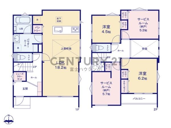 茅ヶ崎市中島Ⅱ　新築戸建2号棟　全4棟