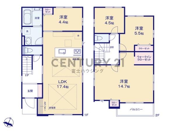 茅ヶ崎市東海岸北５丁目の新築一戸建