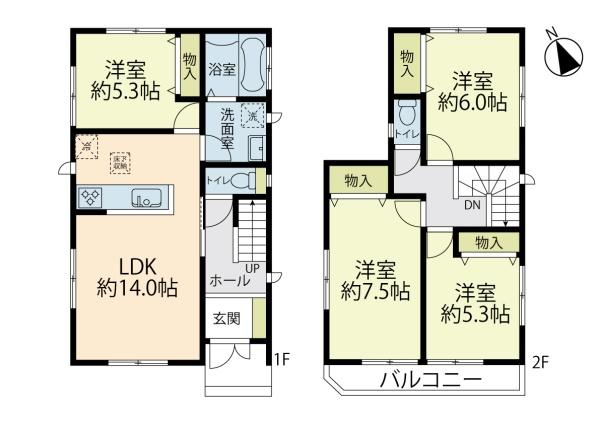 茅ヶ崎市東海岸北４丁目の中古一戸建て